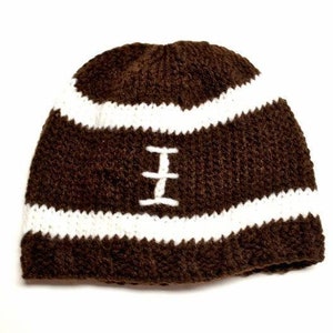 Football Hat for Kids and Adults, Football Watch Party, Touchdown Props, Little Football Fan, Newborn Crib Hat, Daddy&#39;s Thanksgiving Ball