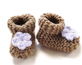 Knit Baby Shoes, Crochet Baby Socks, Baby Booties for Babies, Baby Shower Gift Ideas, Great Stocking Stuffers for Baby's First Christmas