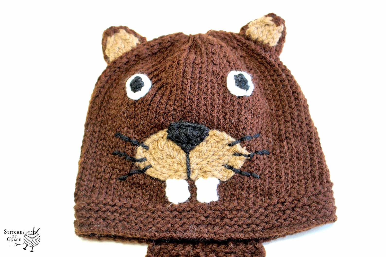 Knit Yarn Beaver Hat Halloween Costume Ideas for Kids and Etsy