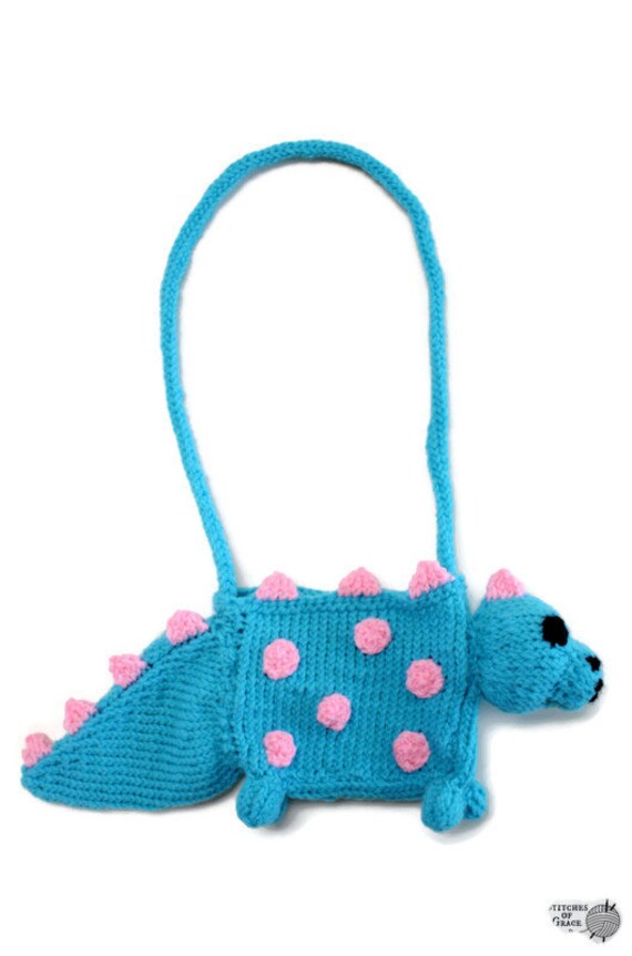Buy Dinosaur Shaped Purse Knitted Bags Little Girl s Purse Crochet Kids Pouches Little Dino Bag Gift Ideas for Kids Shaped Kids Purses Online in India Etsy