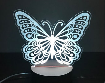 Personalized Night Light, Butterfly Night Light, Kid&#39;s Night Light, Girl&#39;s Room, Boy&#39;s Room, Kid&#39;s Bedroom Décor