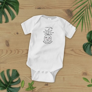 Hergestellt In Hawaii Body, süße Ananas Body, geboren in Hawaii, süße Baby Body