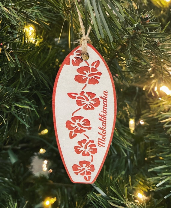Surfboard christmas ornaments deals