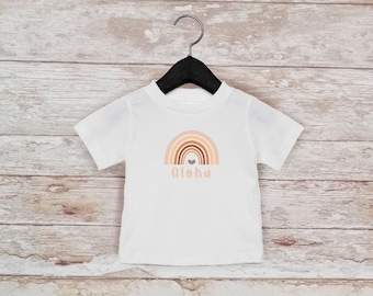 Aloha Rainbow, Toddler T-shirt, Kids Shirt, Aloha, Graphic T-Shirt