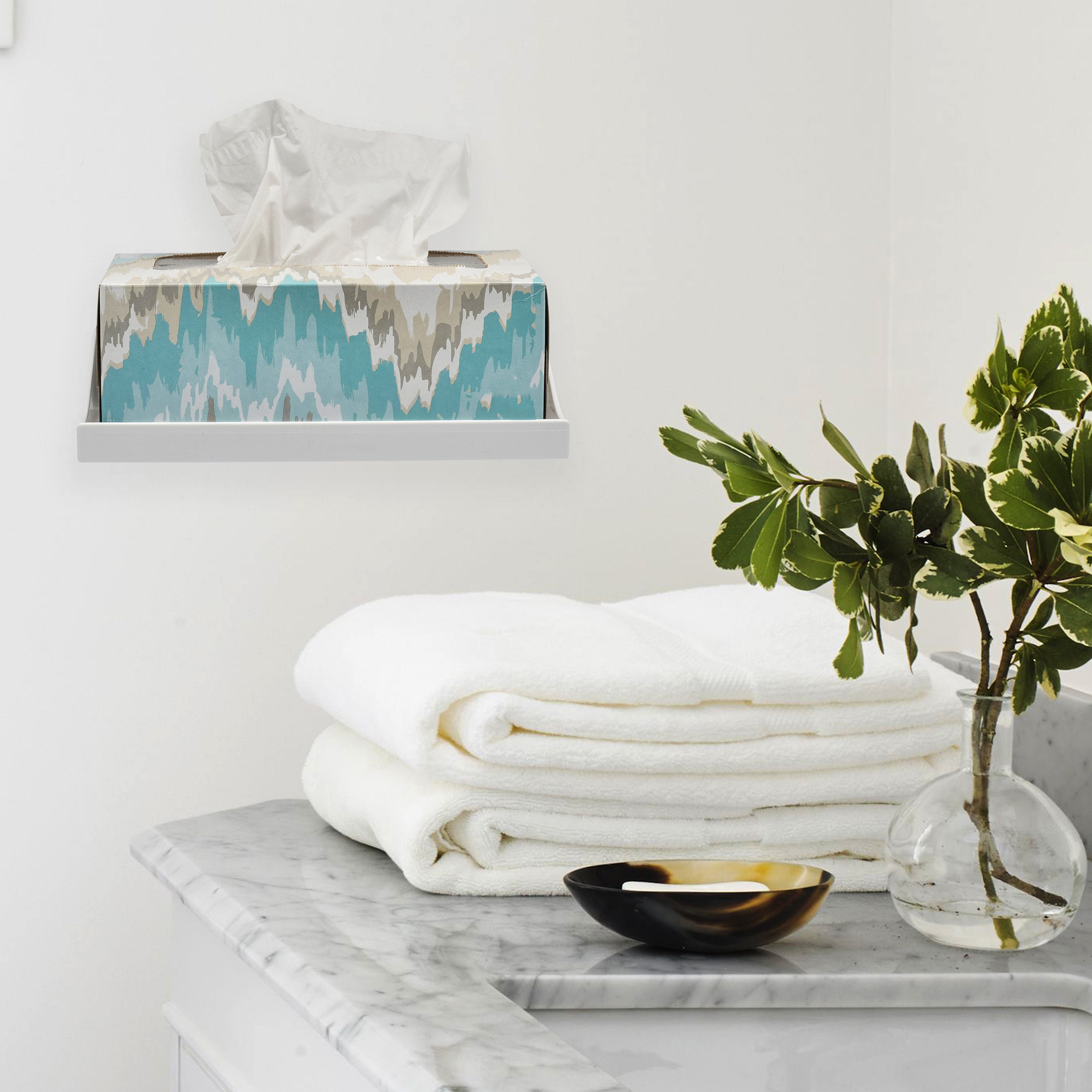 Wall mounted tissue box cover discount