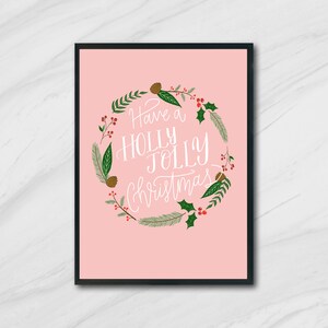 Have a Holly Jolly Christmas Song Lyrics Christmas Printable - Etsy