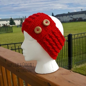 Crochet Mini Cables Ear Warmer Pattern, Crochet Headband Pattern, Crochet Cables, PDF Pattern, HapiZebra Crochet