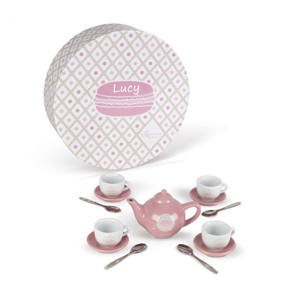personalised tea set toy