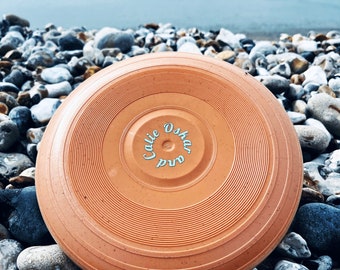 Personalised frisbee made from bioplastic