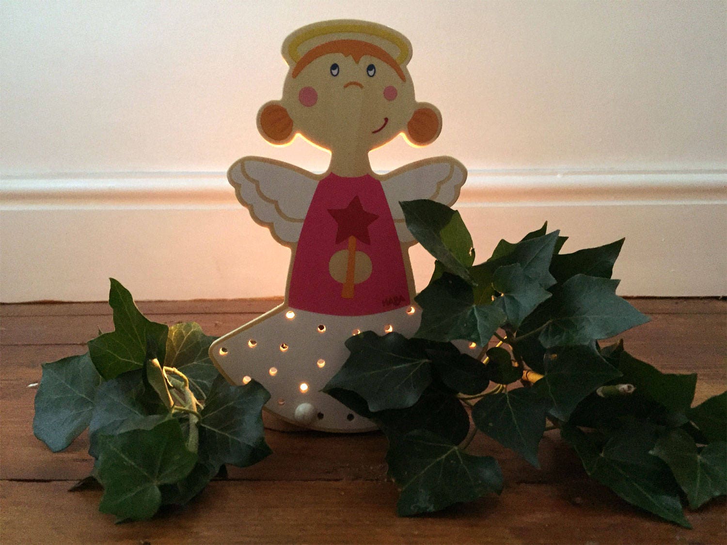 Christmas Angel Candle Holder with Candlechristmas Tea Etsy UK
