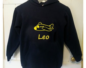 Personalised Aeroplane Hoodie