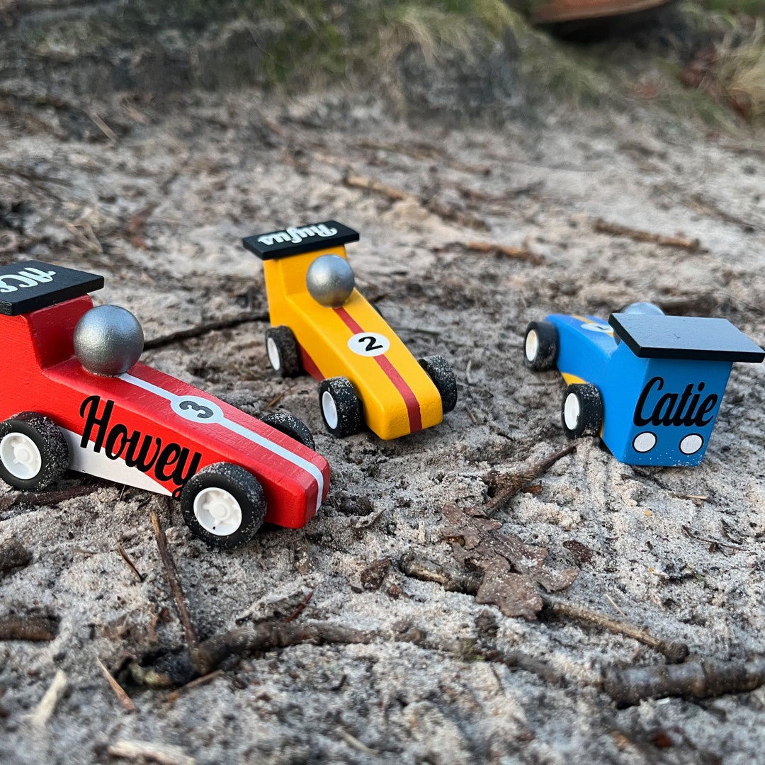 Choose From Three Lovely Wooden Pull Back Racing Cars - Etsy