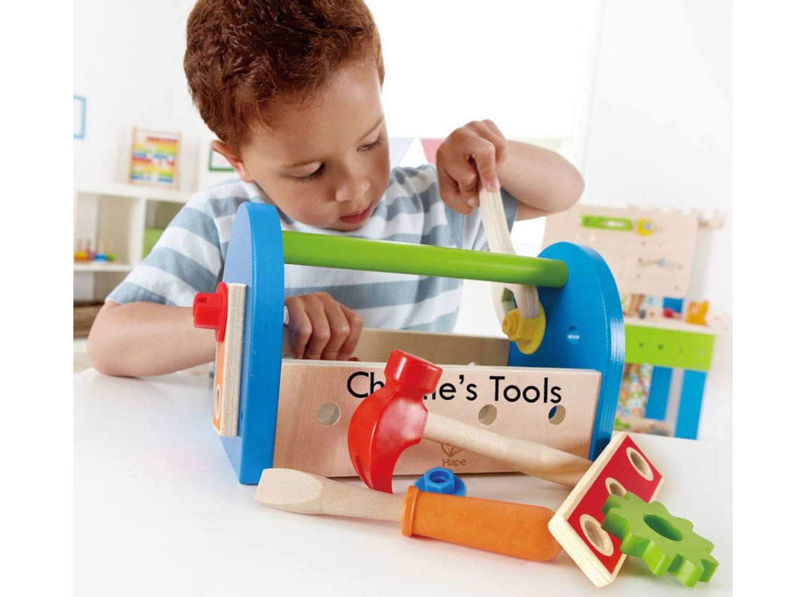 Personalised Toy Toolbox Tool Box Set Children's Tools Etsy