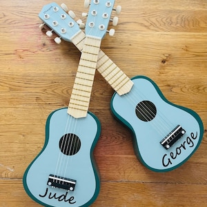 Personalised children's Ukulele or guitar toys, Educational toy, Toy Ukulele, kid's Ukulele, toy musical instrument