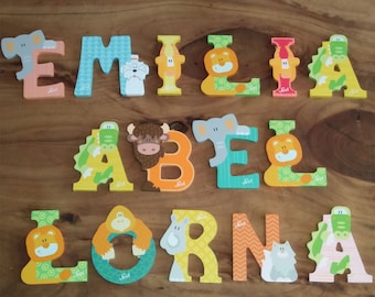 Decorative wooden door or wall letters (No A's or E's available)