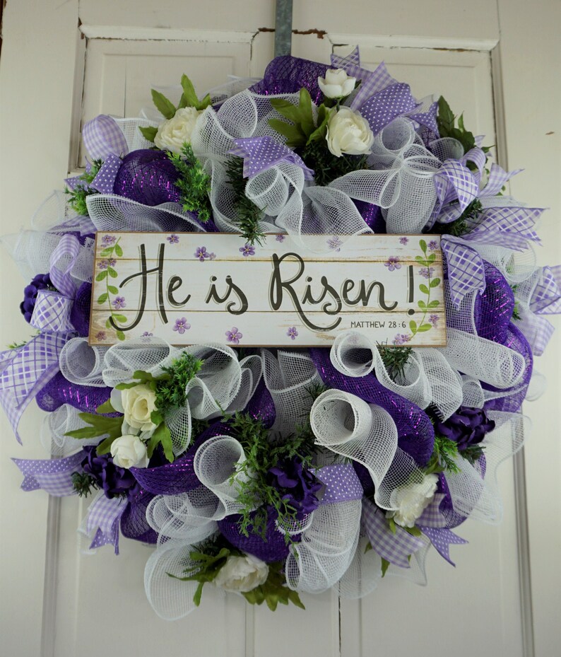 Easter Wreath Easter Wreaths for Front Door Spring Wreaths Etsy