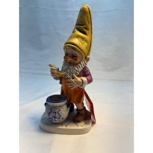 Vintage Goebel Co-Boy Figurine With Pot & Spoon W. Germany Model 505 Hand-Painted Ceramic Collectible