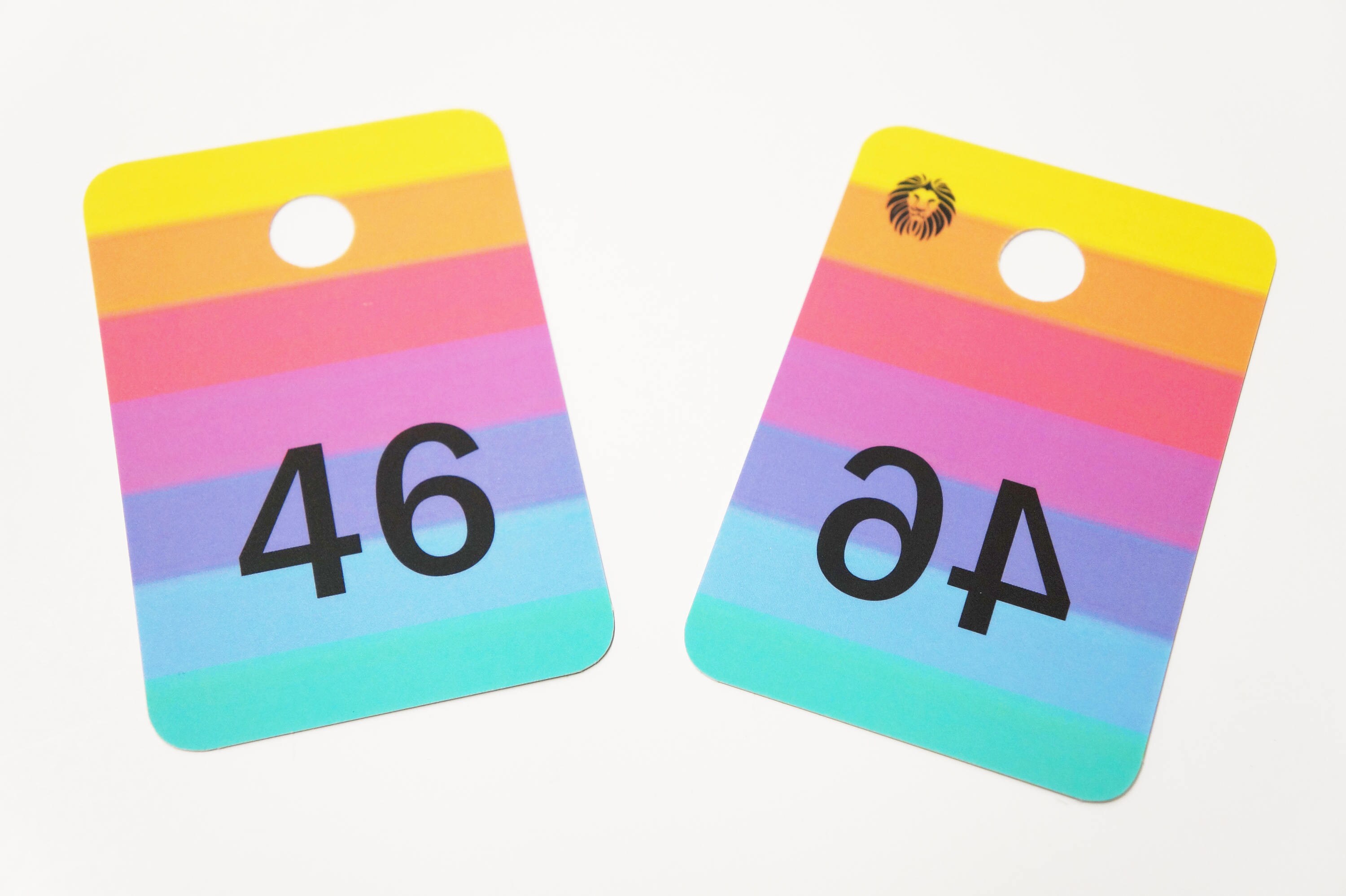 Live Sale Number Cards with Mirrored Numbers | Etsy