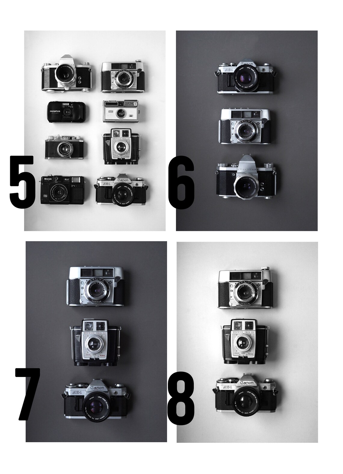 Vintage Camera Prints Film Camera print Retro Camera Framed Etsy