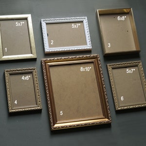 PICTURE FRAMES, Preloved, Gold, Silver, Ornate, Wall Gallery