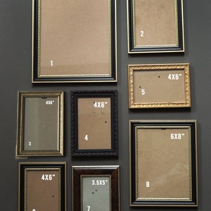 Rectangle Wall Photo Frame (4 x 6, Dark Brown)