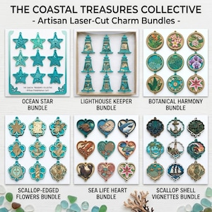 Coastal Wooden Ornament, Beach Christmas Ornament, Nautical Tree Decoration, Laser Cut Ocean Ornament, Sea Life Holiday Decor