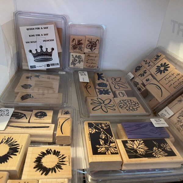 Used Rubber Stamps Etsy