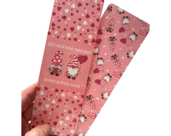 Bookmarks. Bookmark. Valentines bookmark. Love. Gnome bookmark. Books.