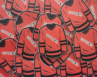 Ottawa PWHL Women's Hockey Jersey Sticker