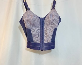 Upcycled hand dyed 60’s bra
