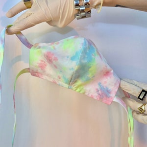 Tie dye cotton handmade face mask