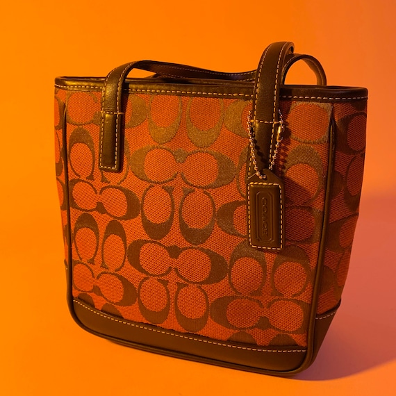 coach monogram tote bag