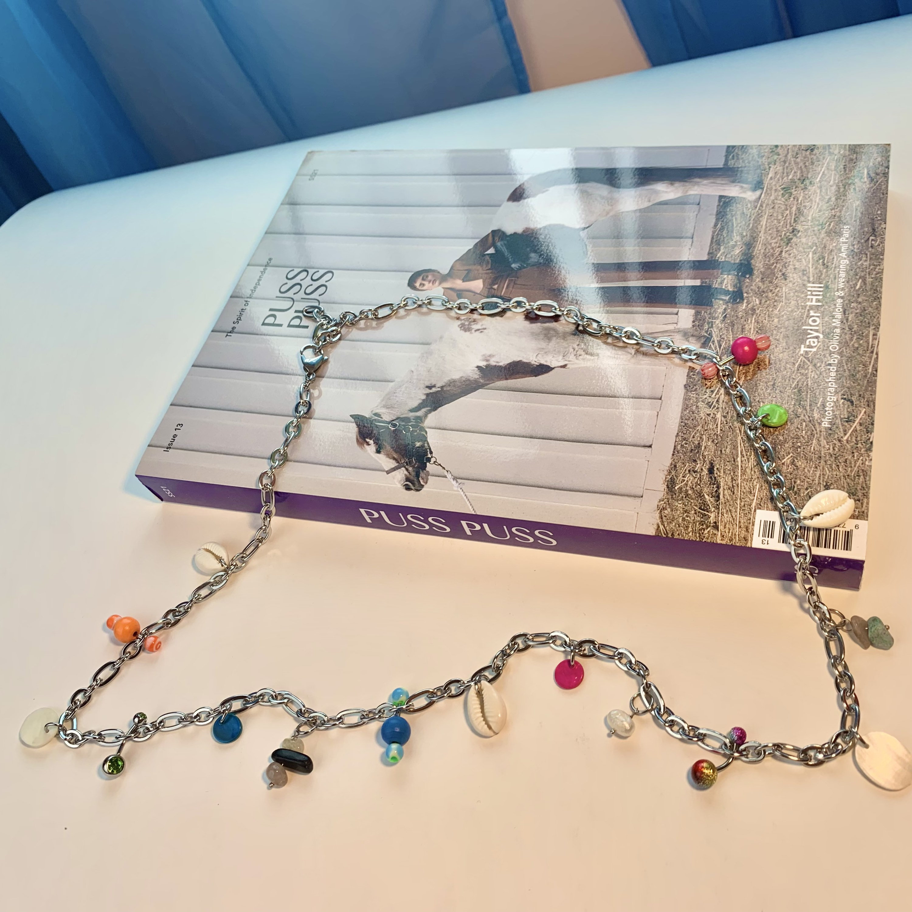 Lot Of 3 Vintage Crystal Beaded Pearl Charm Belts Lot of Three Vintage Designer Style Pearl, Bead, Crystal  main image 2