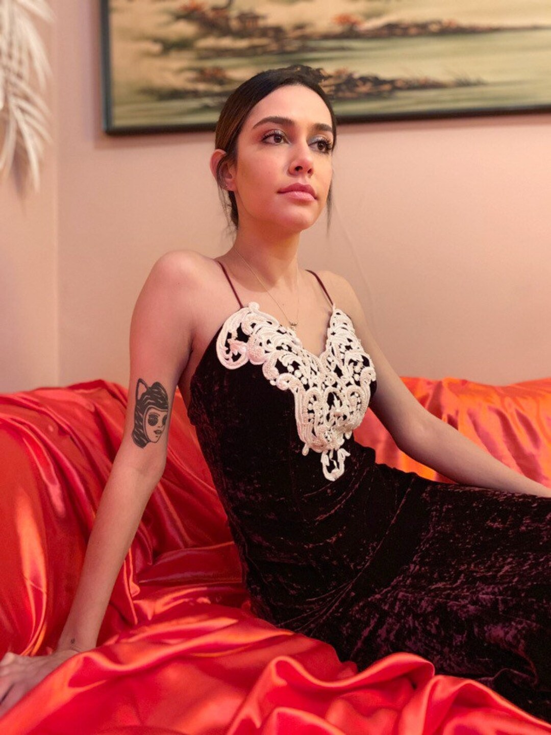 【専用】【新品未使用タグ付き】majestic velour dress Maven Dress