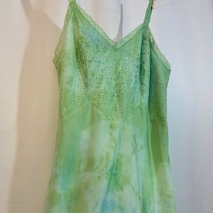 Upcycled hand dyed 60’s slip