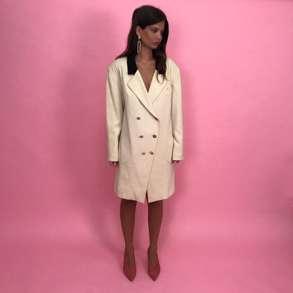 Cobalt Blue Oversized Blazer Dress - Janell