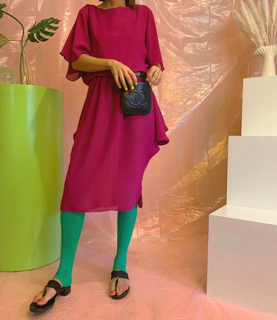 Sheer chiffon layers flutter dress - image 3