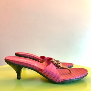 Prada thong kitten heel sandals image 3