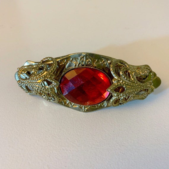 80s Sparkly Hair Clip Etsy