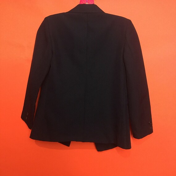 Dark navy shrunken blazer XS - image 2