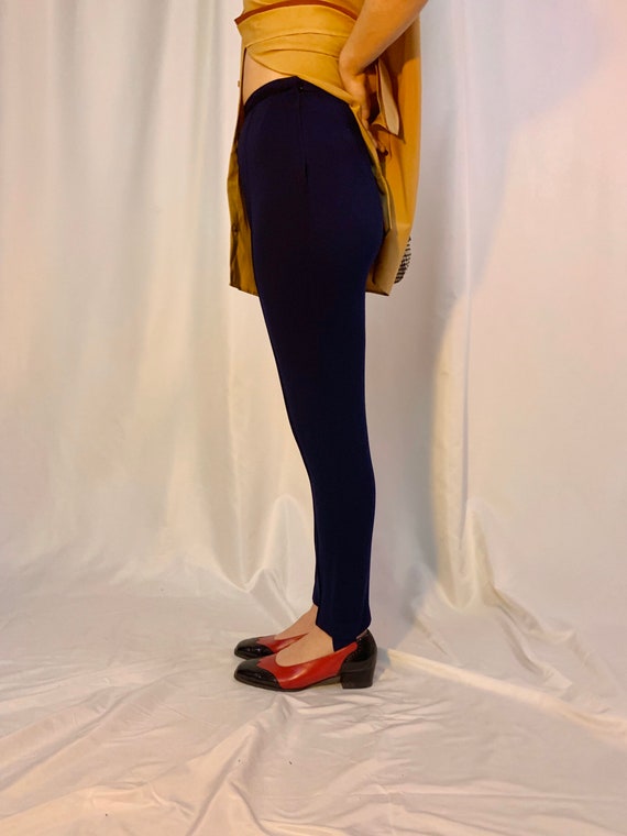 70's extreme high waist stirrup pants - Gem