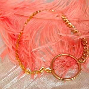 Mixed chain O-ring necklace