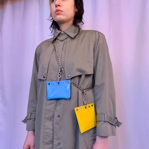Mini patent adjustable belt/crossbody bag