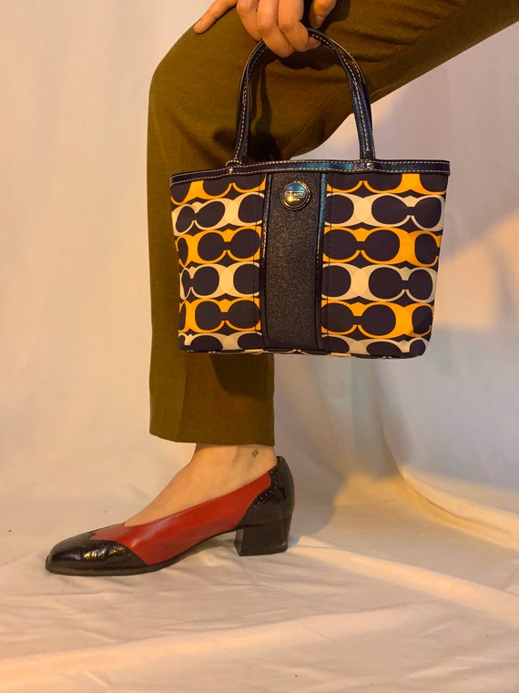 Patent wingtip brogue block heels - image 3