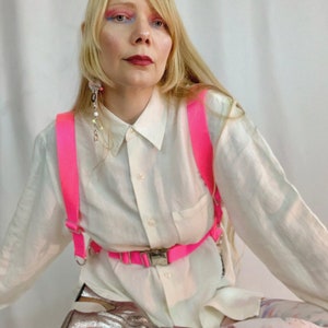 Neon pink utility harness