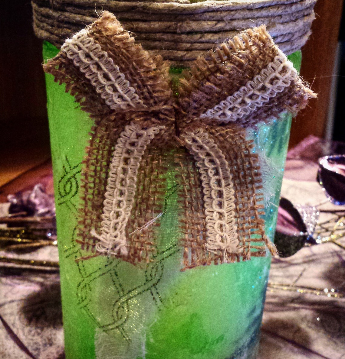 Christmas tree Glass Jar Light Merry Christmas Night Light Etsy