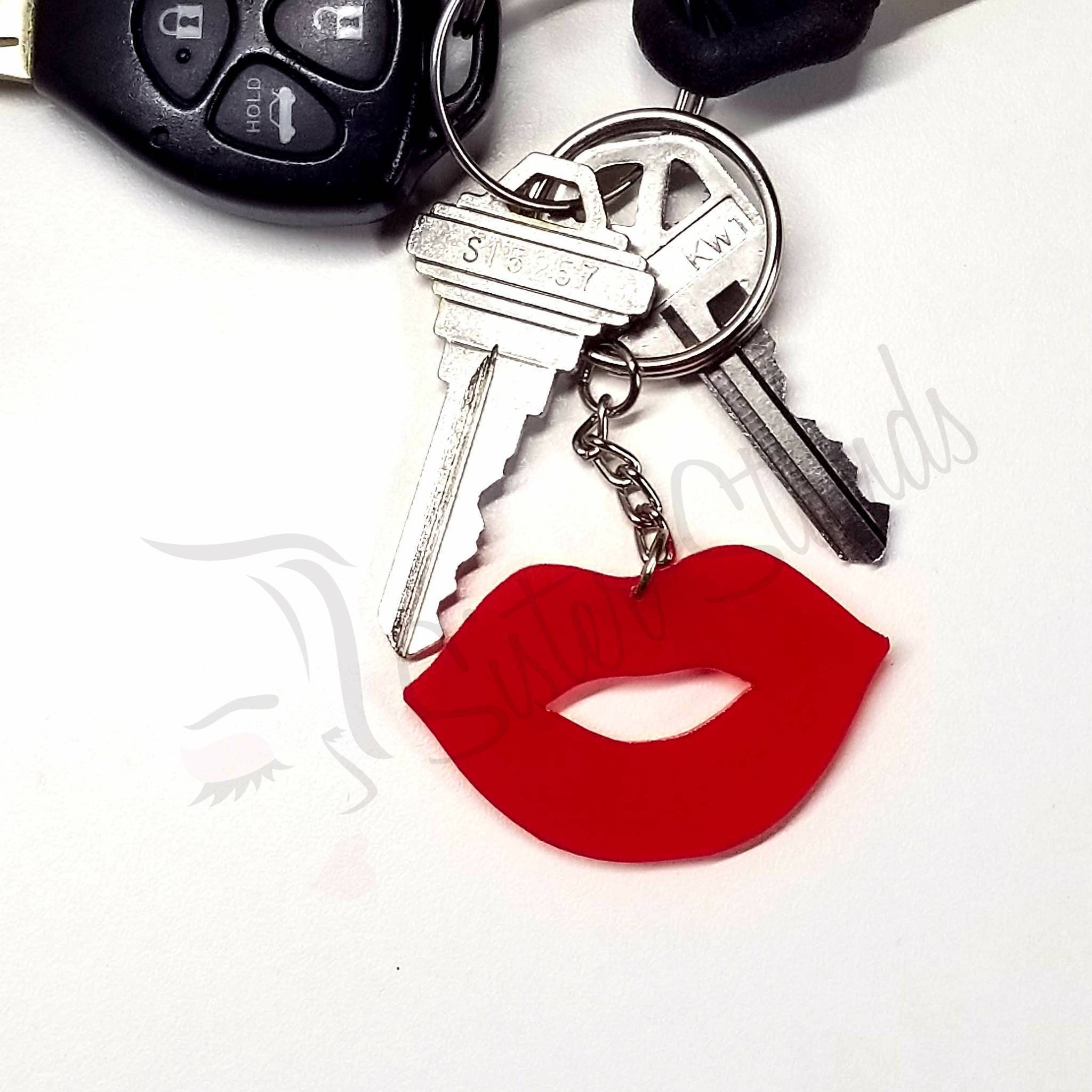 Lip Keychain Packs/ Keychain / Lips Shape/ Red Lips/ Downline Gift