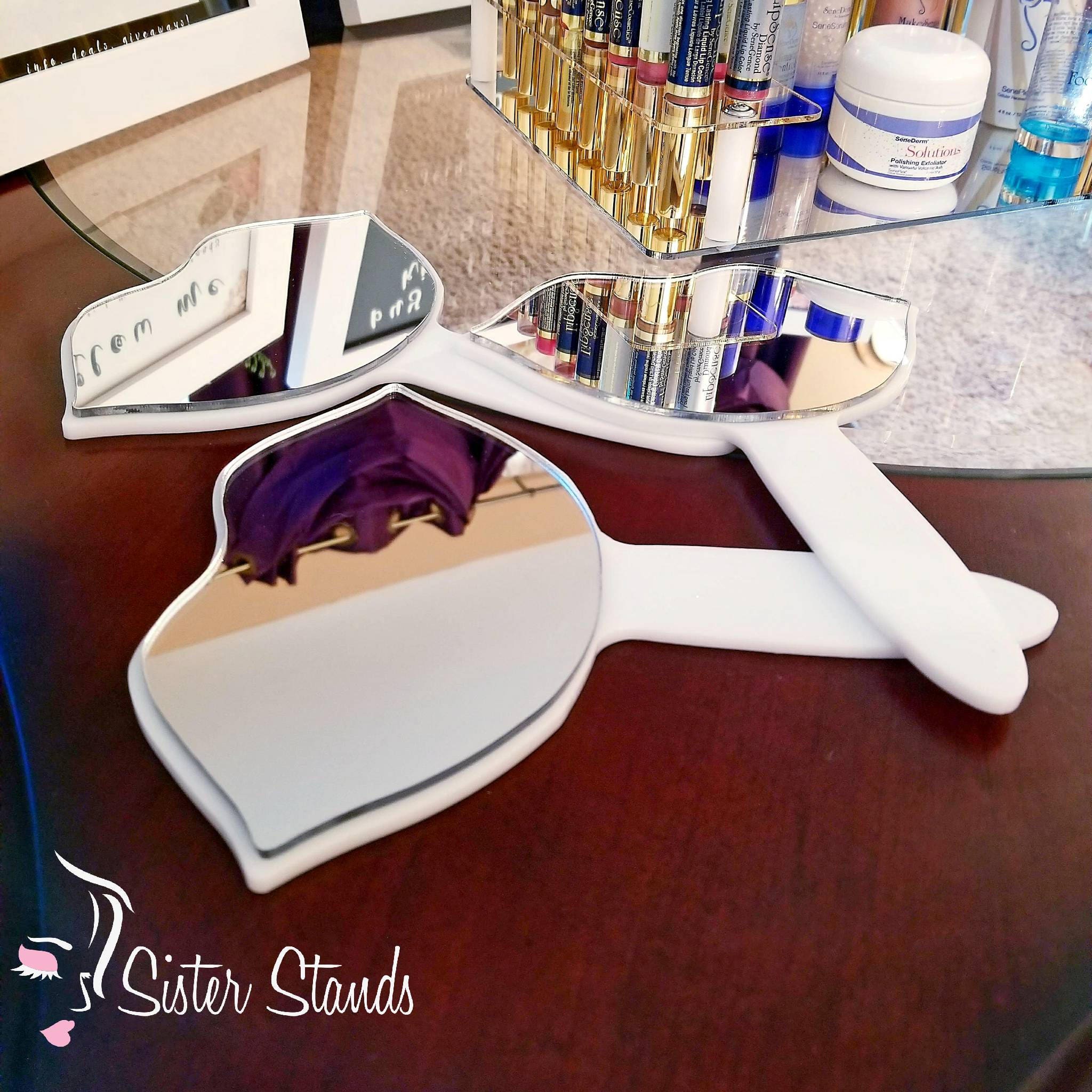 lip shaped hand mirror lip shaped hand mirror