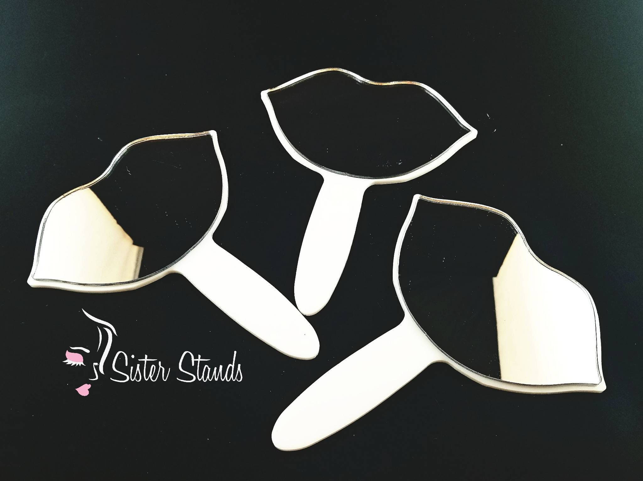lip shaped hand mirror lip shaped hand mirror