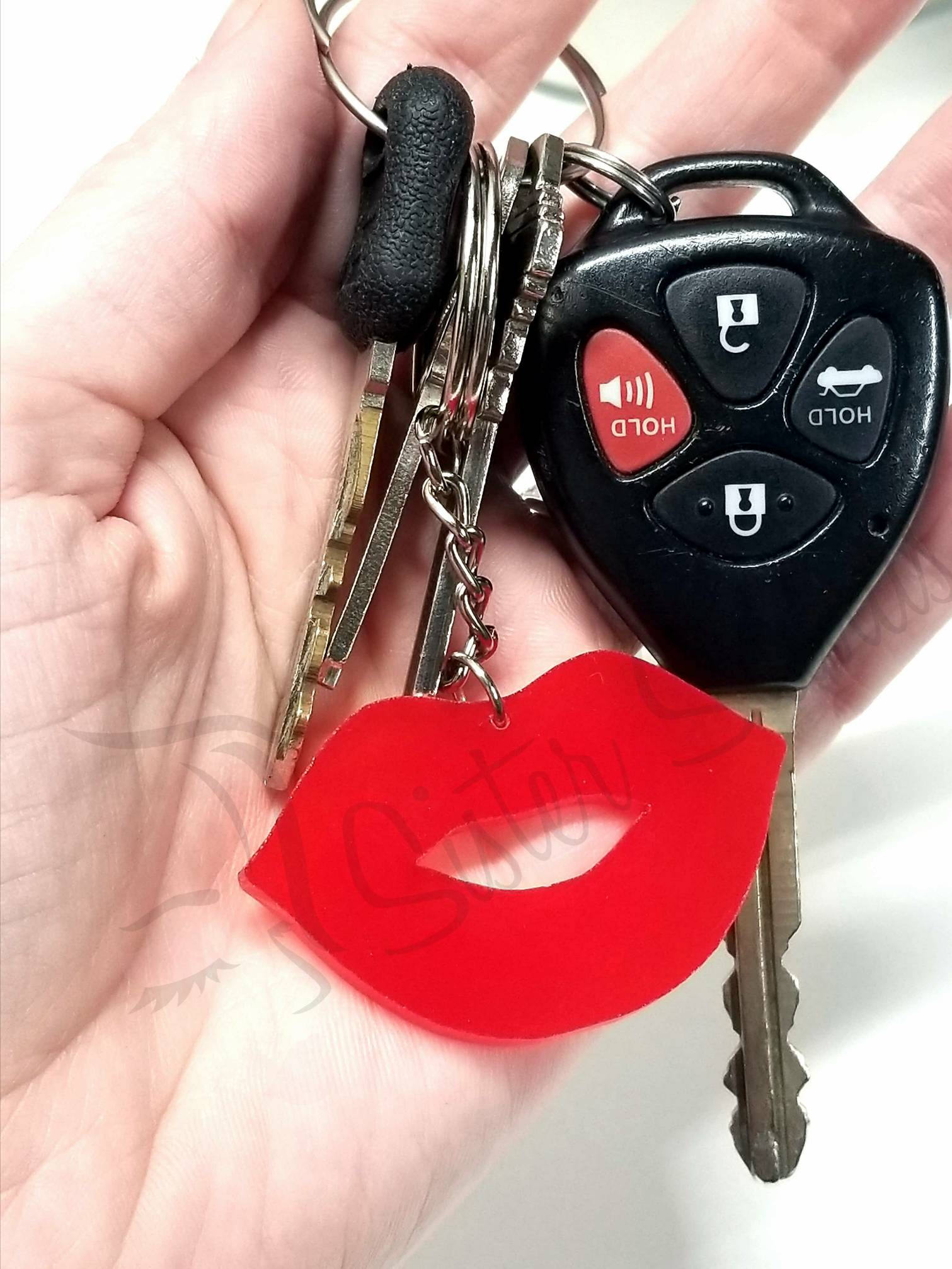 Lip Keychain Packs/ Keychain / Lips Shape/ Red Lips/ Downline Gift